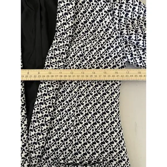 Missguided Taylor Swift Blazer Retro Printer Geometric Jacket Size 4 Small - Picture 10 of 14